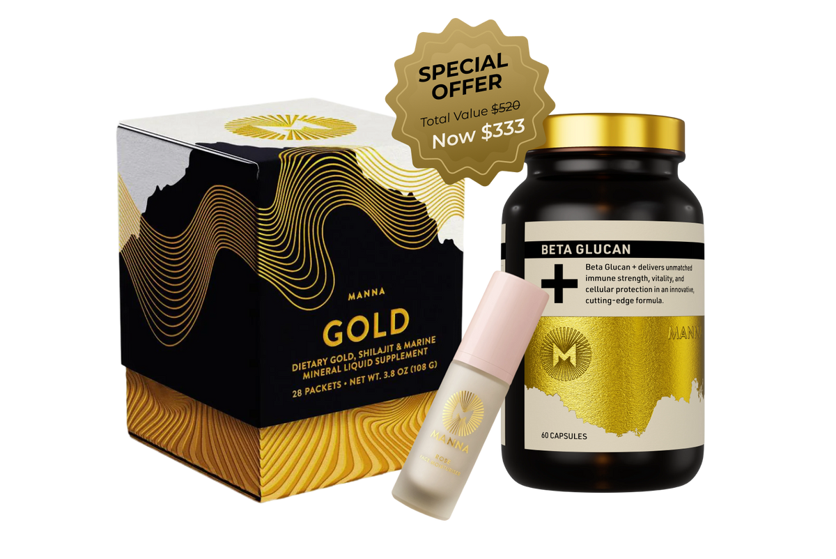 Manna Gold with Beta Glucan and Rose Face Moisturizer