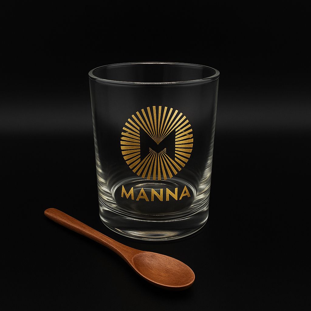 Manna Glass & Spoon