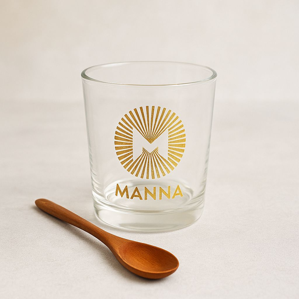 Manna Glass & Spoon